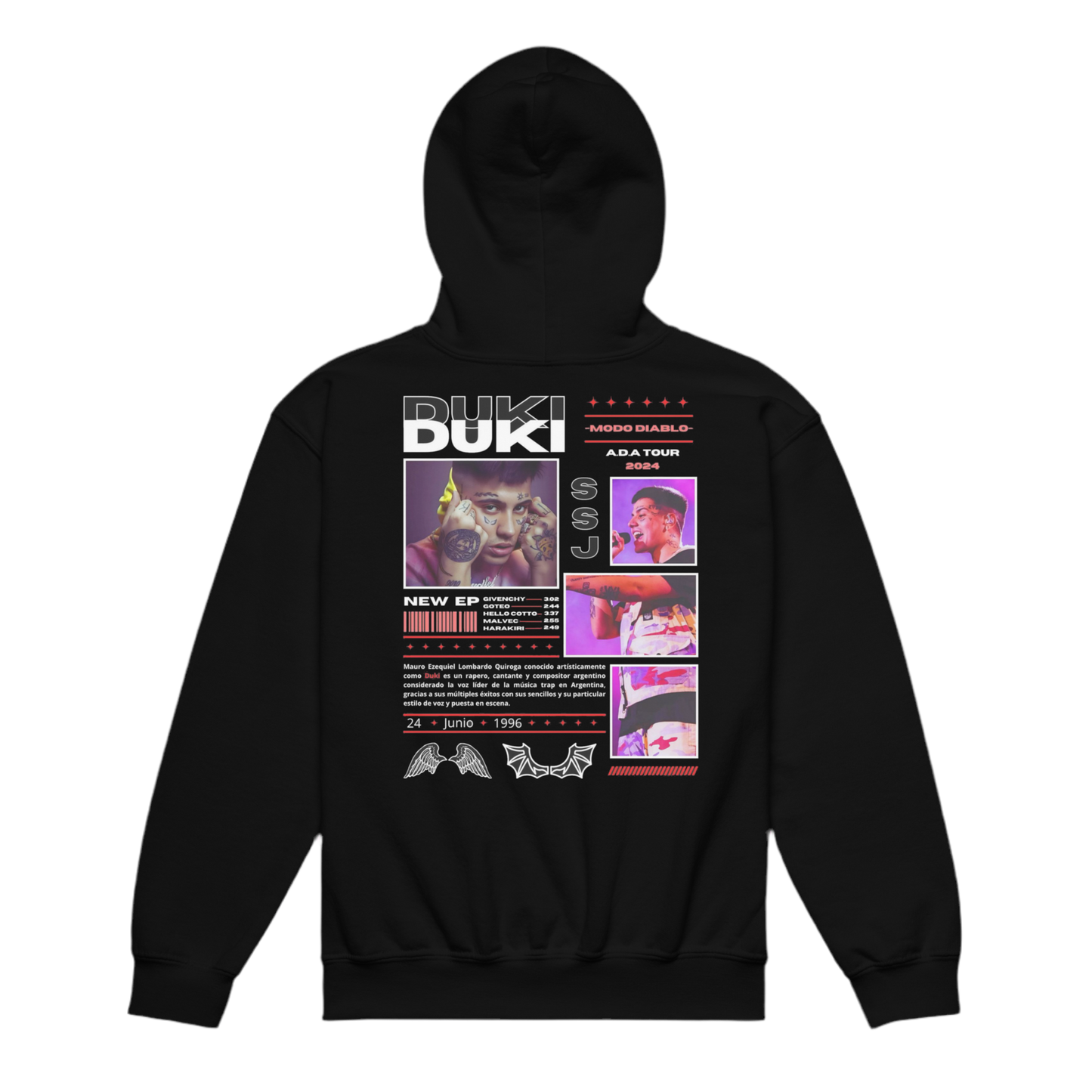 Sudadera Duki diseño Nº3